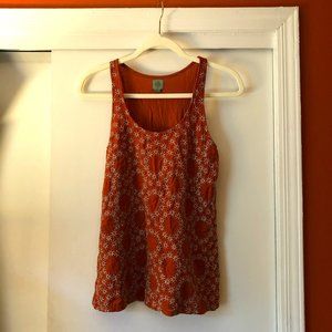 Anthropologie HWR embroidered tank
